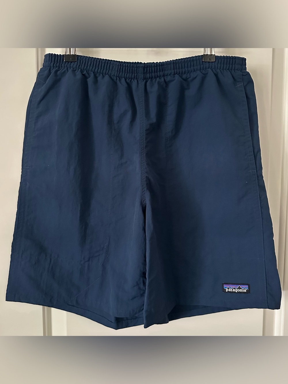 Patagonia Baggies Shorts Mens S Navy 7” Unlined Like New Current Style
